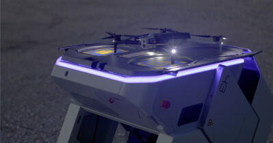 9 Row Return Skydio Dock Landed