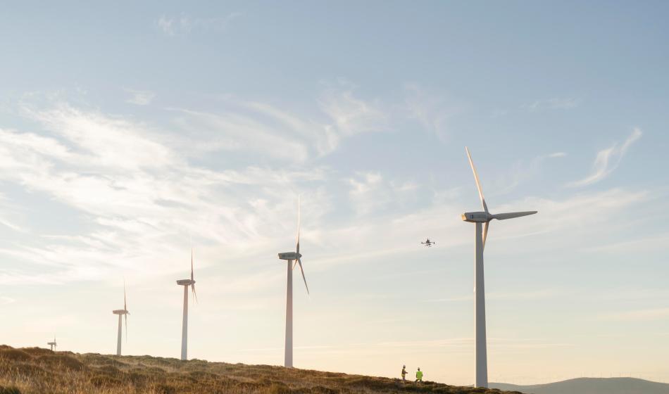 Wind turbines in rural environment