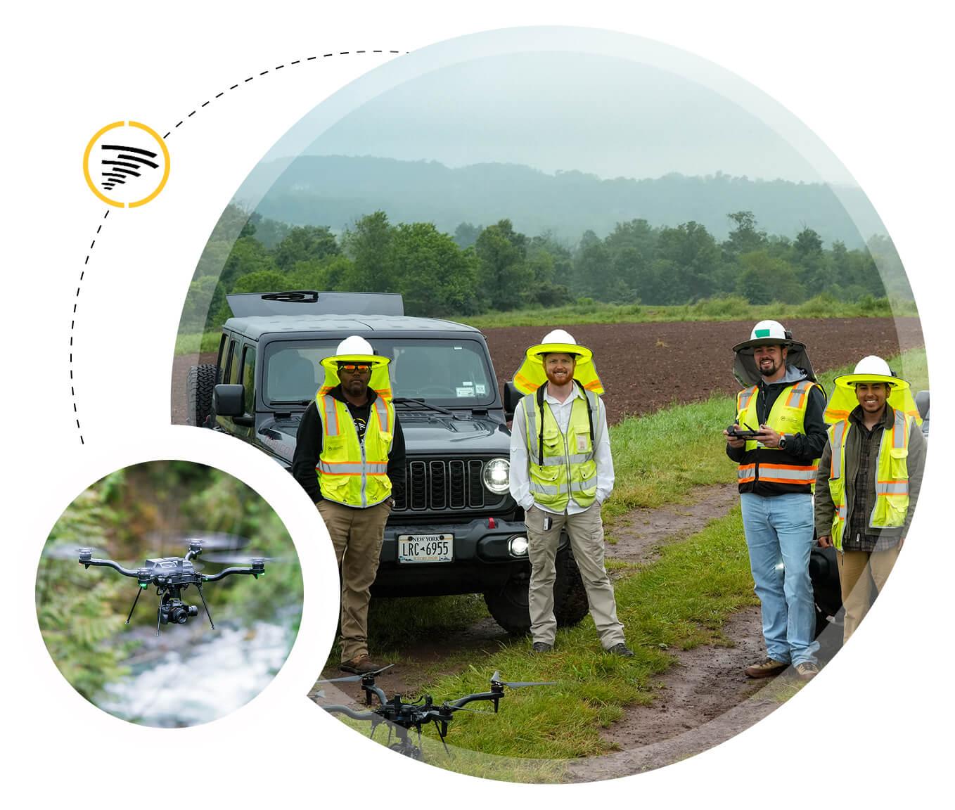 Pilots and fleet cross link circles